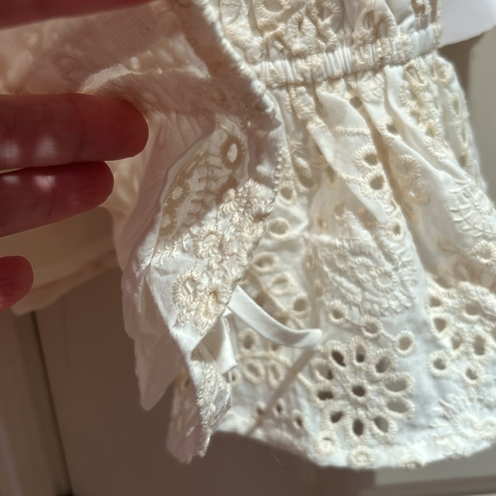ANTHROPOLOGIE EN SAISON  Portia eyelet top large - Picture 10 of 13